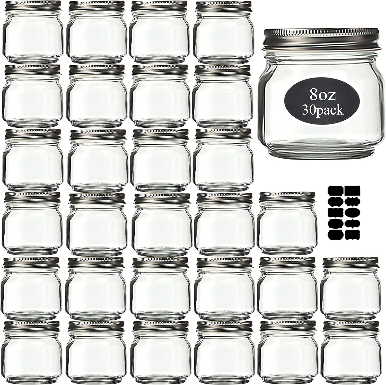 Mason Jars 8 oz 30 Pack Review