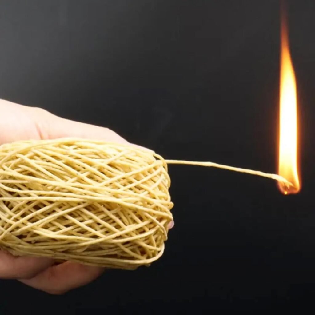 Candle Wicks 100% Natural Cotton, Roll 200 Feet Twine String Spools Braid Candle Non-Smoke Candles Wicks for Candle Making Accessories DIY(1 Roll 200Feet Cotton Wire) Mother Day+Easter Decor or Gifts