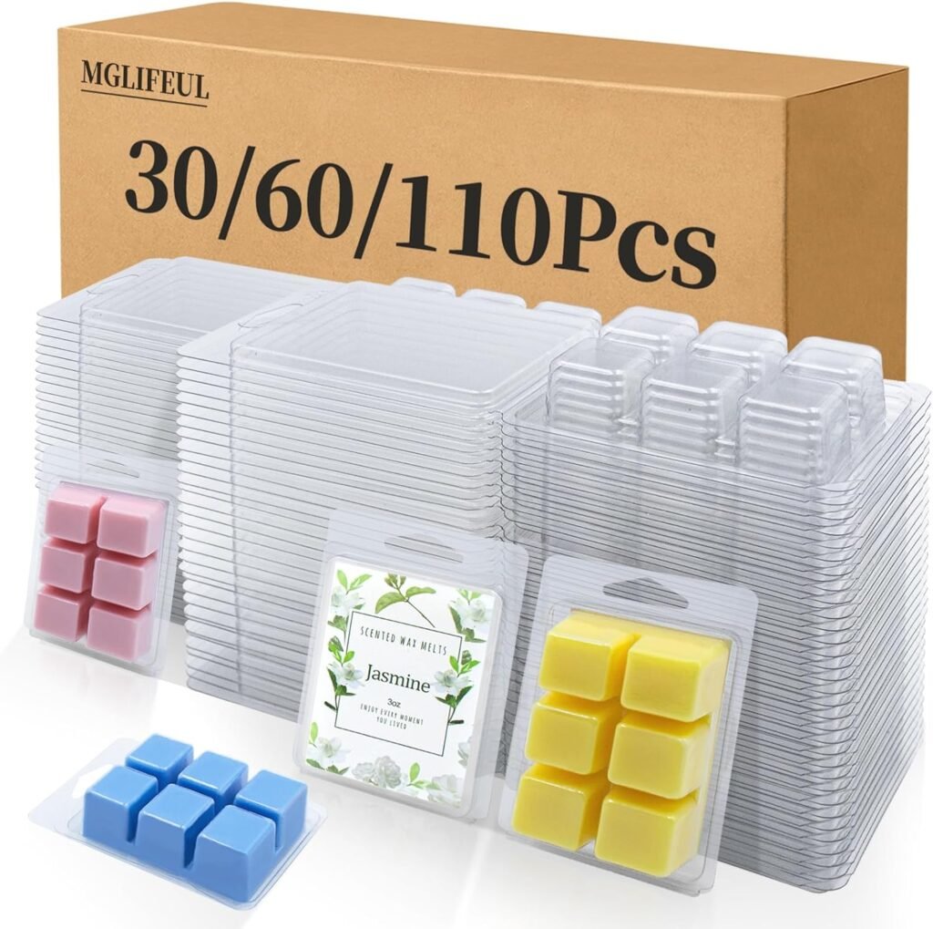 Wax Melt Container Clamshell Packaging Mold Box Stand for Plastic Clear Empty Wax Candle Melt Tart Packaging Cube Container Clamshell Mold Holder Organizer Tray Empty Shape Bulk wth Lid Wax Melt Container Clamshell Packaging Mold Box Stand for Plastic Clear Empty Wax Candle Melt Tart Packaging Cube Container Clamshell Mold Holder Organizer Tray Empty Shape Bulk wth Lid