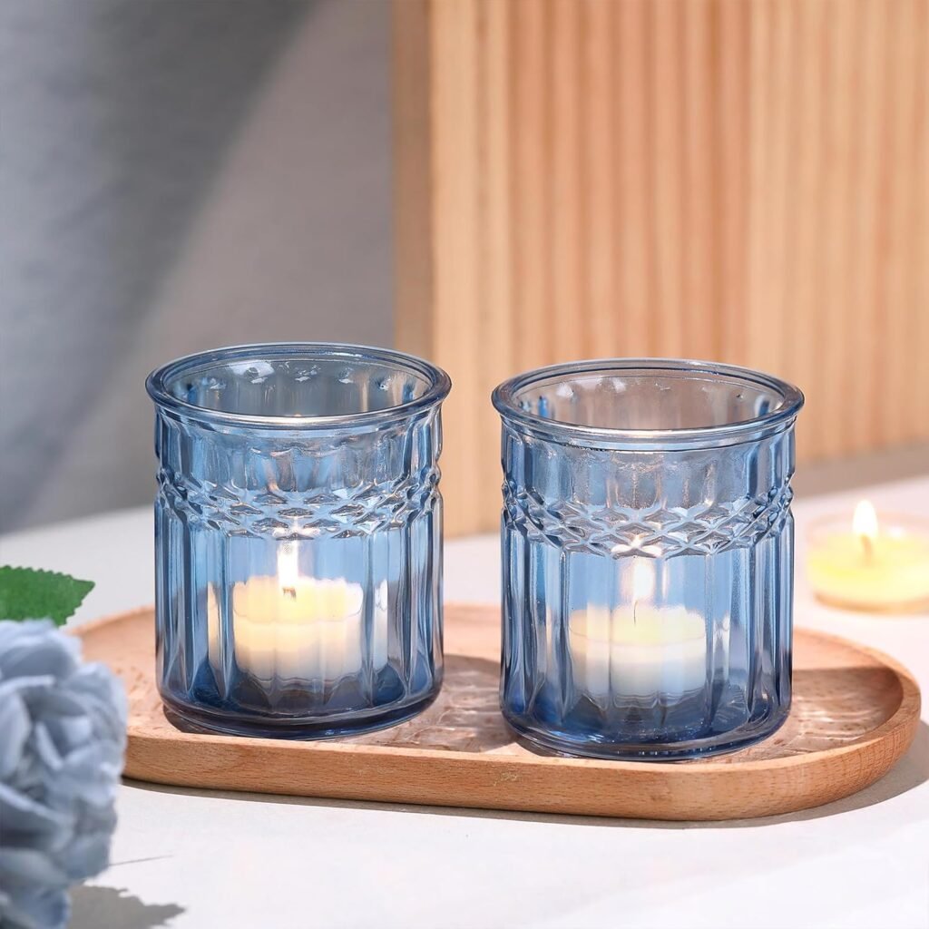 10pcs 7oz Thick Candle Jars for Making Candles, Green Empty Candle Jars Without Wood Lids, Candle Containers for Making Candles Bulk