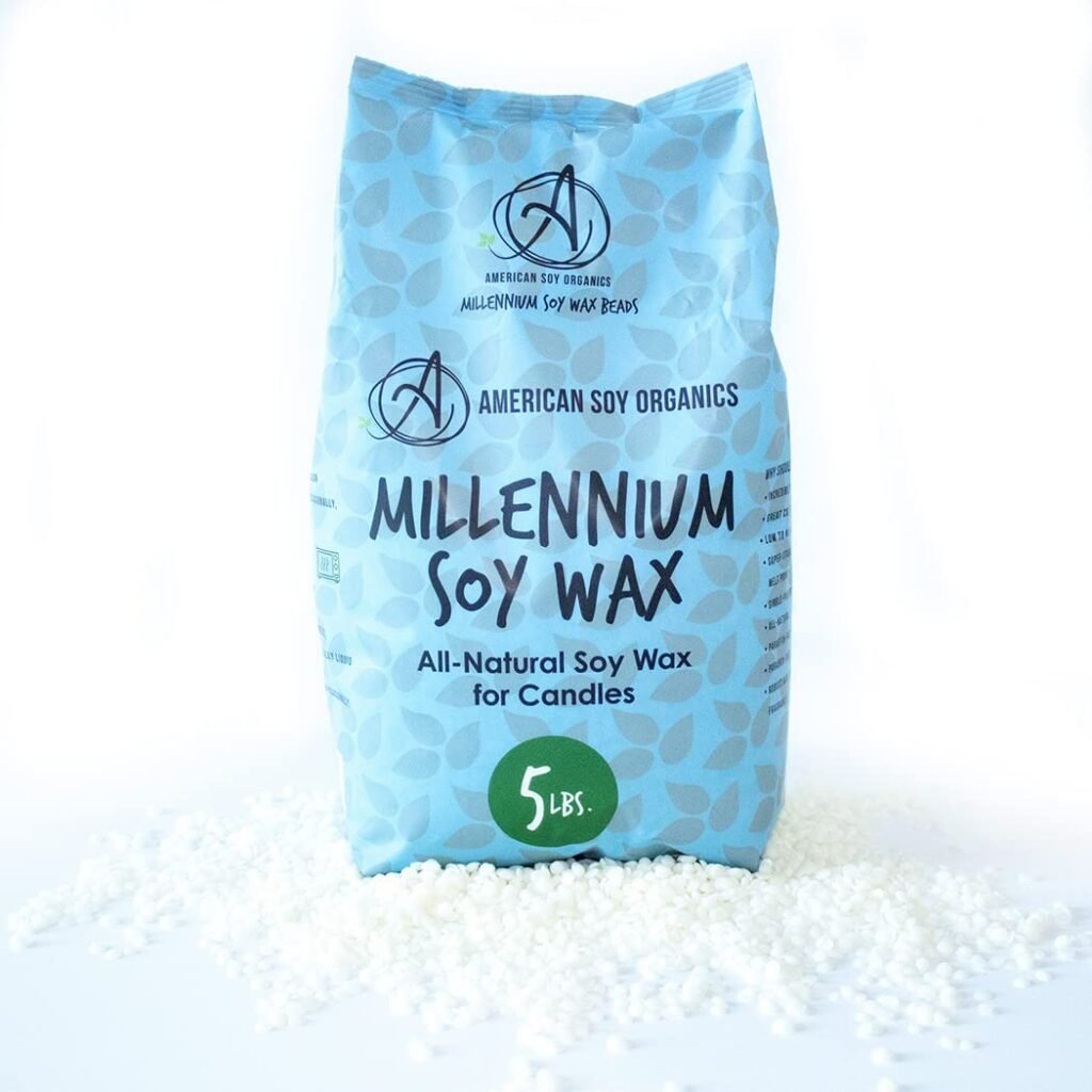 5 lb Bag of Millennium Wax Natural Soy Wax for Candle Making