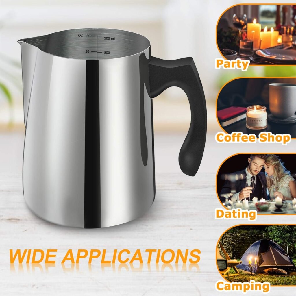 Candle Making Kit - 32oz Pouring Pot, 16oz Soy Wax, Wooden Wick Holders, Candle Wicks, Stickers and Spoon