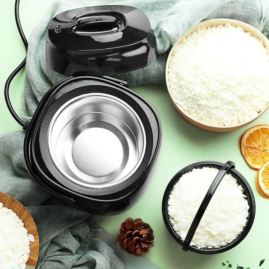 CraftBud Soy Candle Making Kit for Adults Kids, 12.4Oz Soy Wax, 108 PC DIY Kit Includes Wax Melter, Wicks, Dyes More