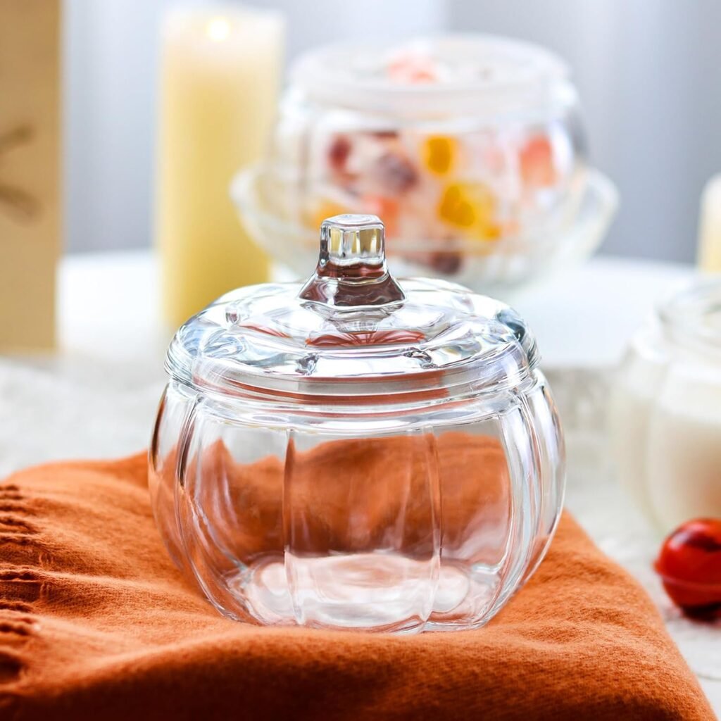 Glass pumpkin jars 2pcs review