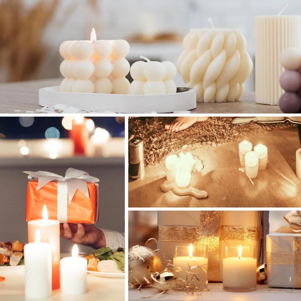 SACATR 5LB Soy Wax for Candle Making, 100% Soy Wax - Natural Candle Wax- No additives and Pure, Premium Quality Candle Wax for Candle Making