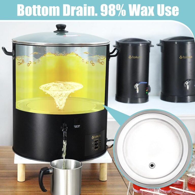 Toauto 60 lbs commercial digital wax melter 30l extra large electric candle making machine for with adjustable temperatu 1