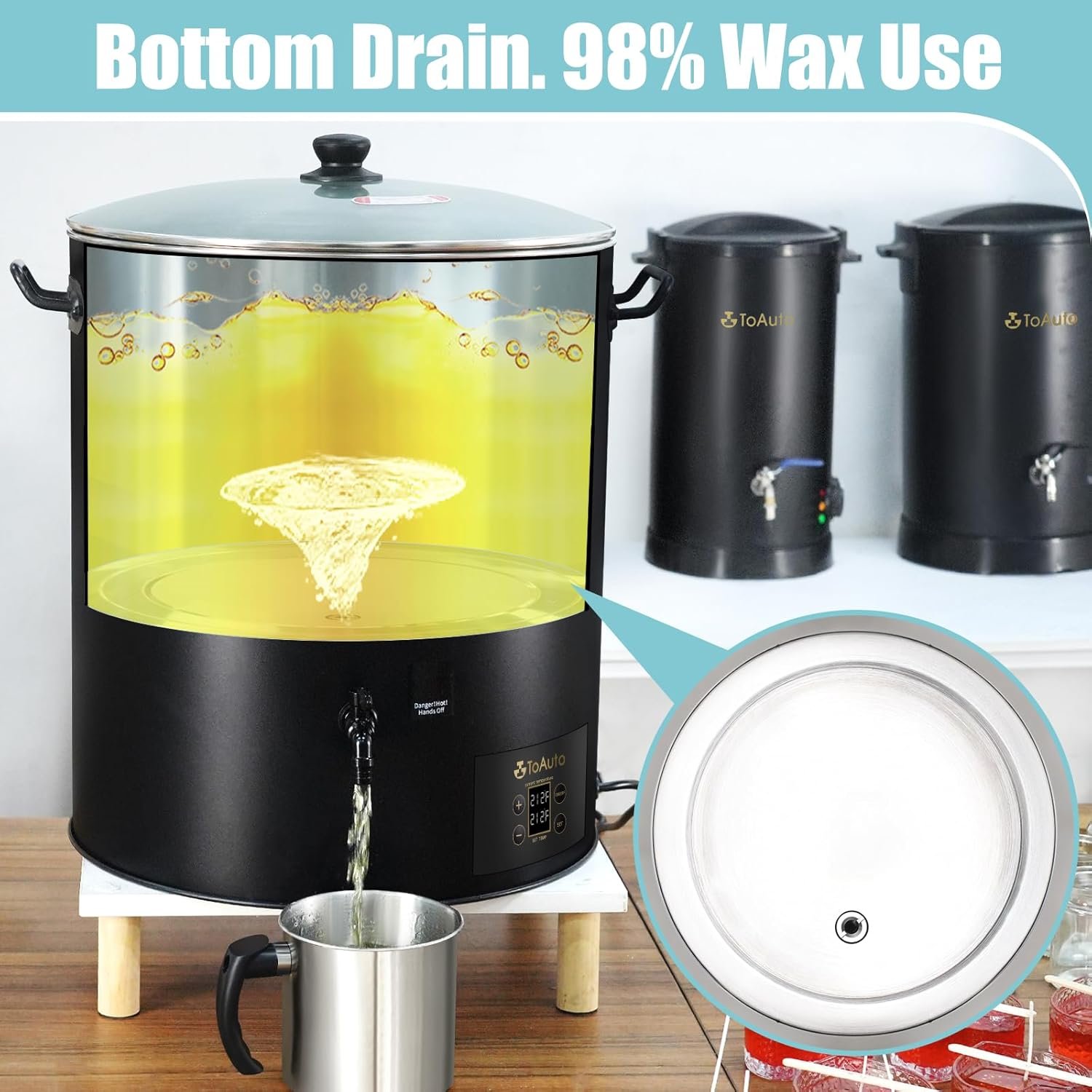 TOAUTO 60 Lbs Commercial Digital Wax Melter review