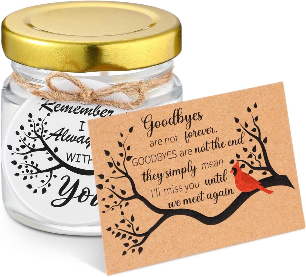 Tondiamo 20 Pcs Christmas Candle Favors Bulk Bluebell Scented Jars Wooden Christmas Tree Snowflake Candle for Home Decoration Gifts