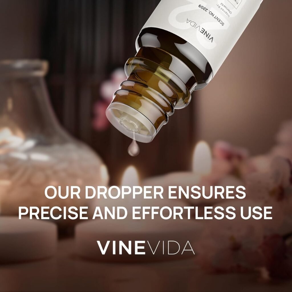 VINEVIDA [Set of 8] Floral Scents for Candle Making, Made in USA Candle Fragrance Oil, Soap Making Essential Oils, Diffuser Oil Scents