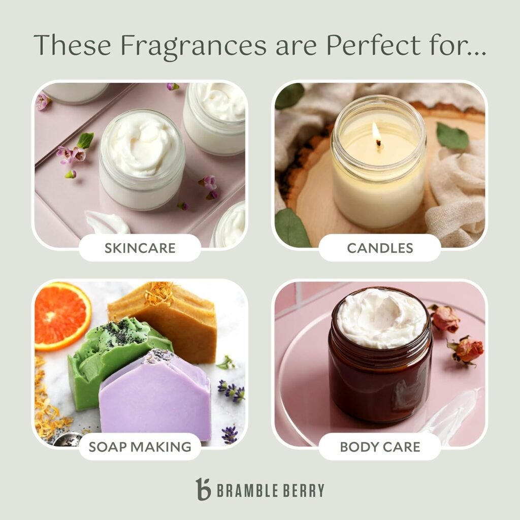 Bramble Berry Christmas Spice Fragrance Oil 2 oz | Warm Holiday Scent for Soap Making, Candles, Lotion, Bath Bombs  Perfume | Skin Safe, Vegan, Paraben  Phthalate Free