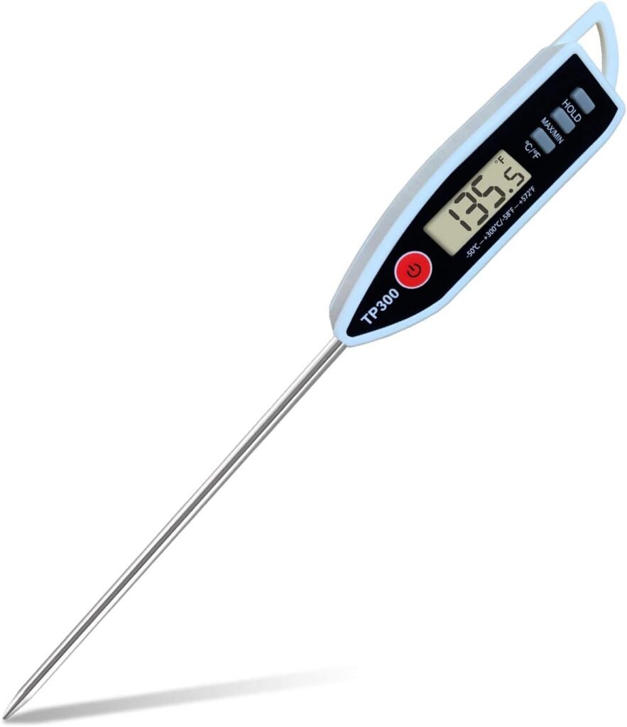 Digital Meat Food Thermometer for Candy Candle Milk BBQCooking Kitchen BBQ, Probe Instant Read Thermometer for Pork Deep Fry Roast Baking Temperature Digital Meat Food Thermometer for Candy Candle Milk BBQCooking Kitchen BBQ, Probe Instant Read Thermometer for Pork Deep Fry Roast Baking Temperature