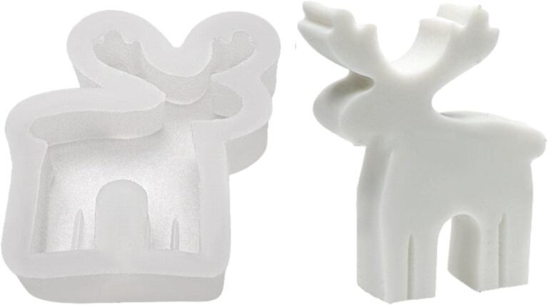 3d christmas candle molds deer silicone soap molds for candle making gingerbread man molds diy bath bomb chocolate cake 1 4