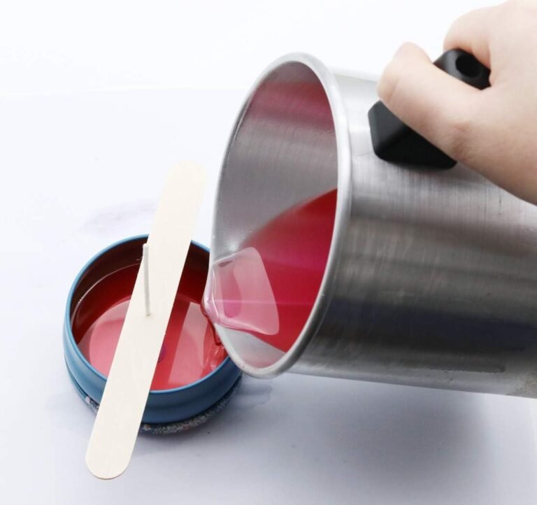 Aroparc candle making pouring pot 101oz wax melting pot dripless pouring pitcher for candle making 1