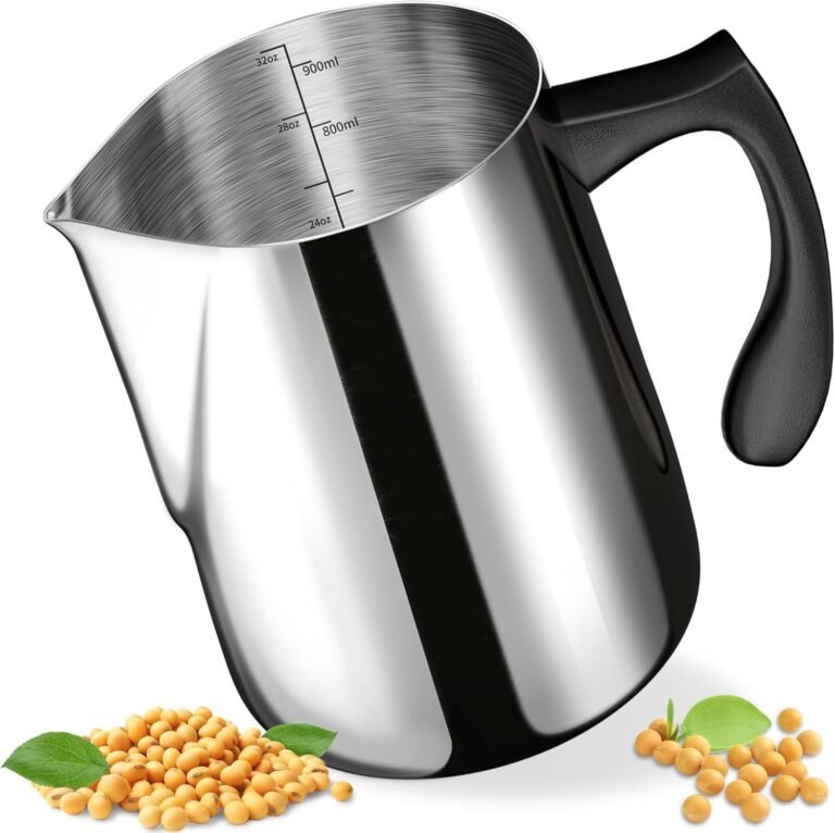 Candle making pouring pot 32oz stainless steel wax melting pot with heat resistant handle double boiler candle making pi
