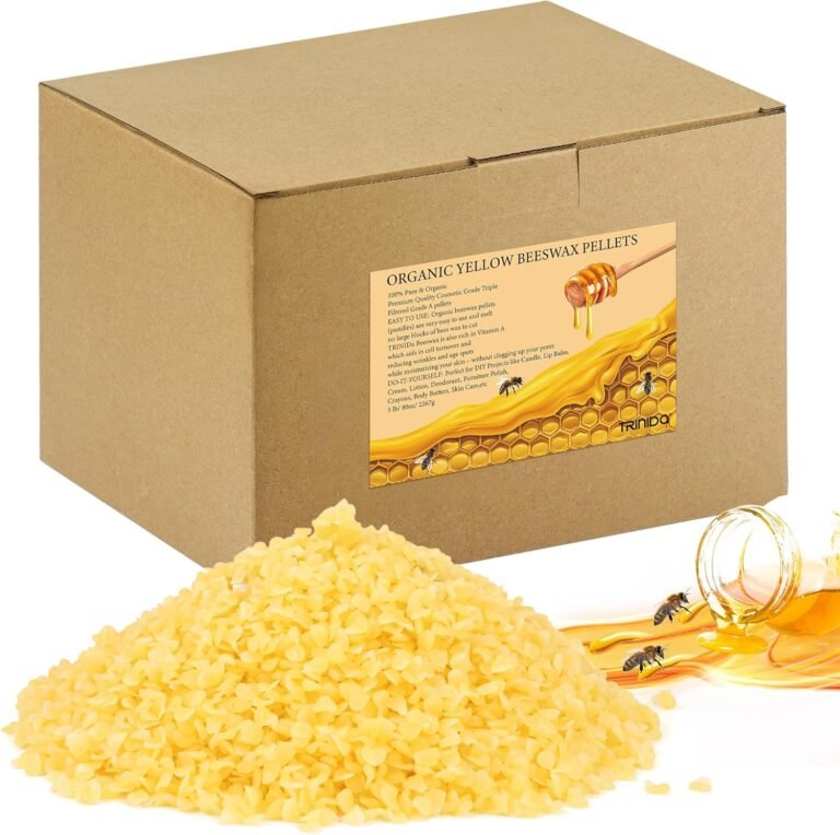 Trinida beeswax pellets 2lb32 oz organic white bees wax for diy candles beeswax for candle making skin body face and hai 6