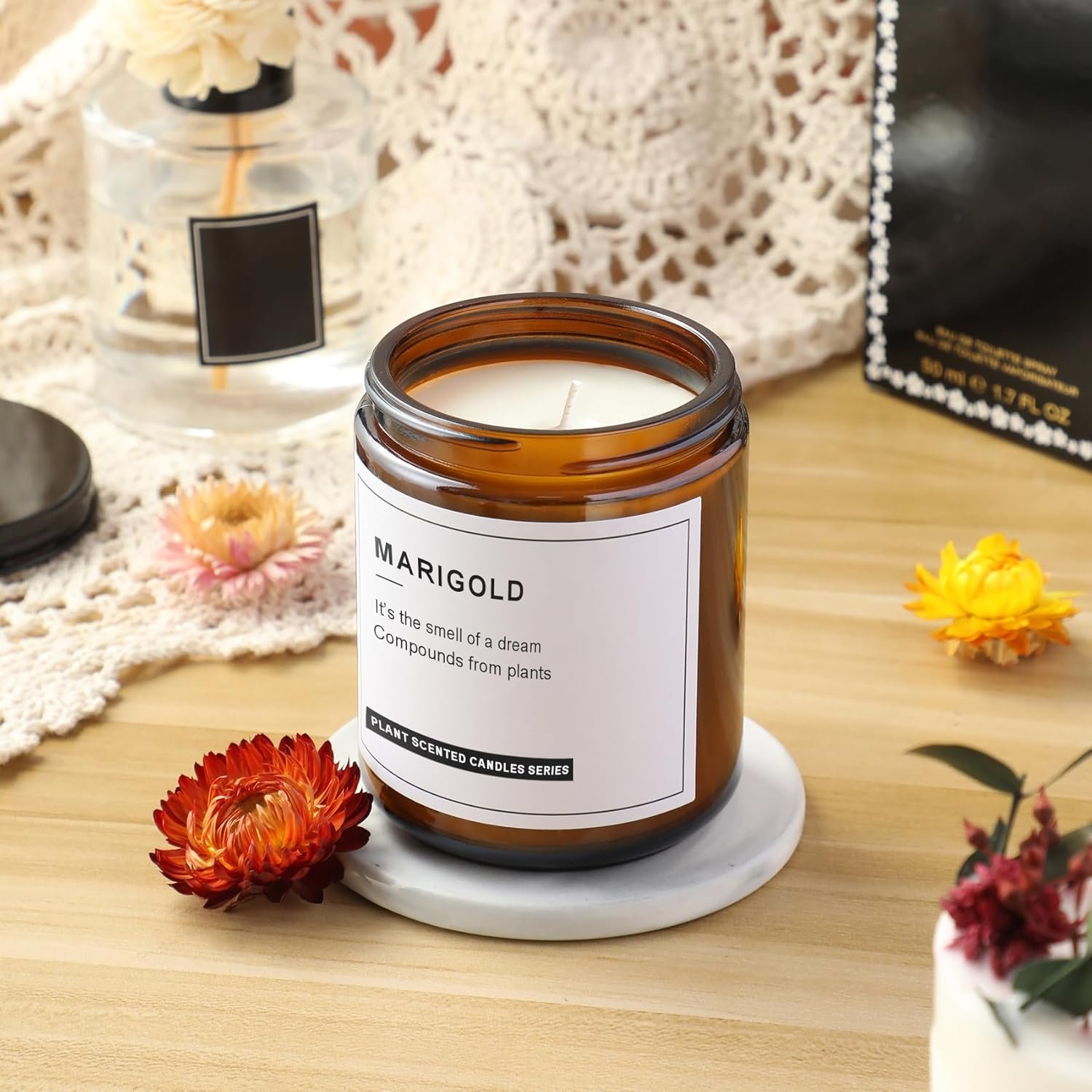 24 Pack 8 OZ Amber Candle Jars Review