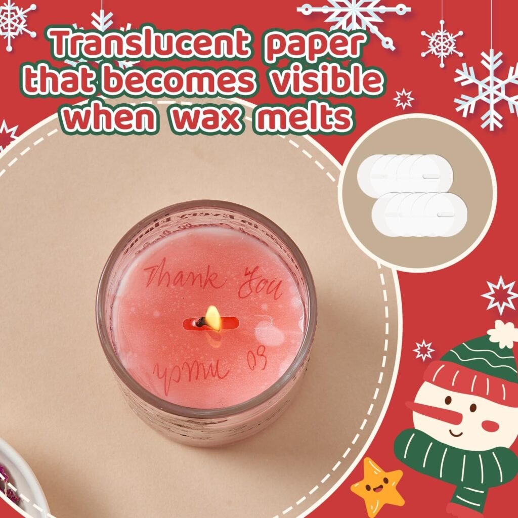 DIY Candle Making Kit with Wax Melter, Make Your Own Scented Candles at Home with Christmas Candle Tattoo, All-in-One Wax Melts Kit for Adults