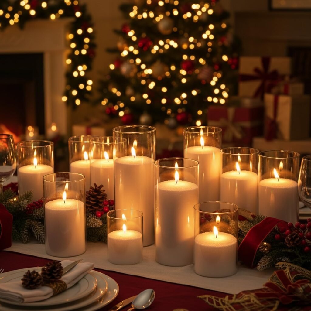 LAMORGIFT 2LB Candle Sand- White Candle Beads, Sand Wax, Pearled Candles with Wicks (10 Pcs)  Wooden Spoons, Candles Unscented for Powder Candle Making, Refill Kit