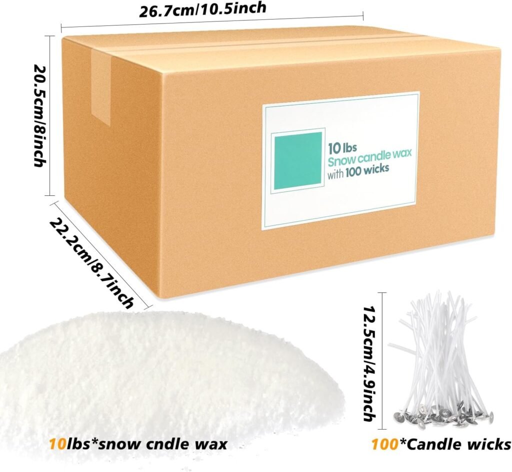 pliadvbu 10 lb Wax Sand DIY Pearl Candle Kit, 100 Wicks, Natural Pearl Wax, Reusable, Unscented Powder for Making, Weddings and Parties pliadvbu 10 lb Wax Sand DIY Pearl Candle Kit, 100 Wicks, Natural Pearl Wax, Reusable, Unscented Powder for Making, Weddings and Parties