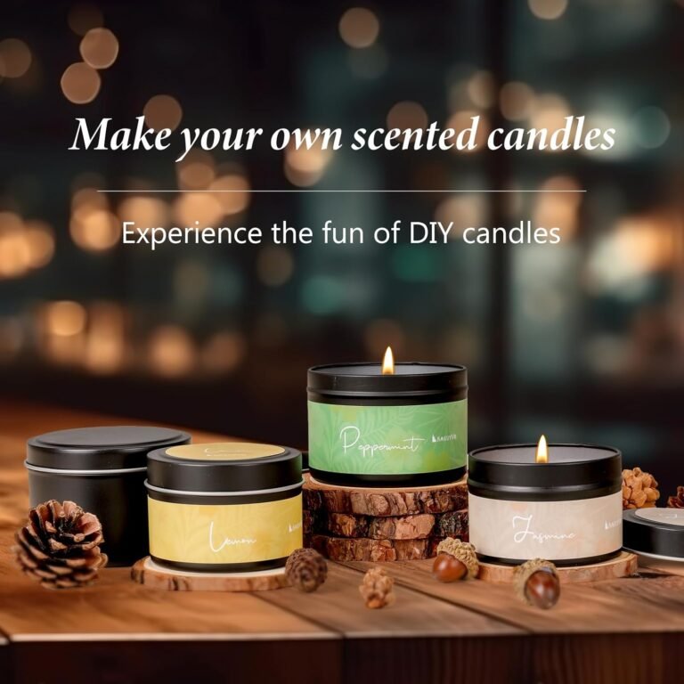 Saeuyvb candle making kit candle making kit for adults diy starter soy candle making supplies including soy waxelectric 1