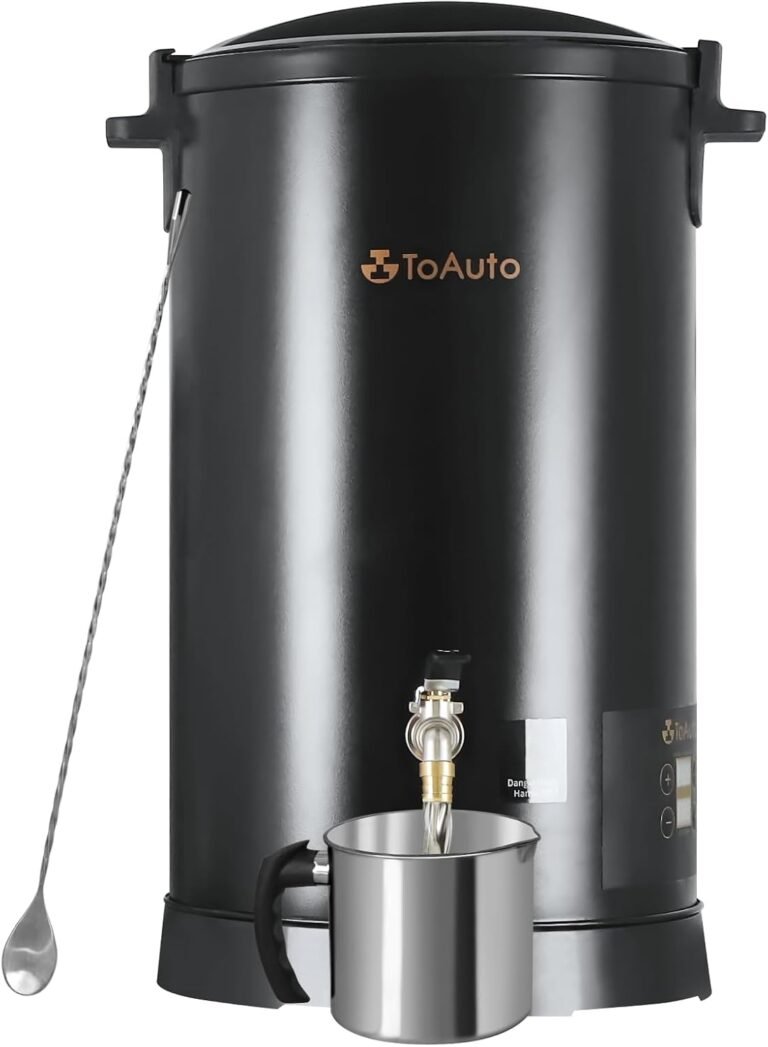 Toauto 20lbs digital wax melter for candle making commercial electric wax melting pot with accurate temperature control