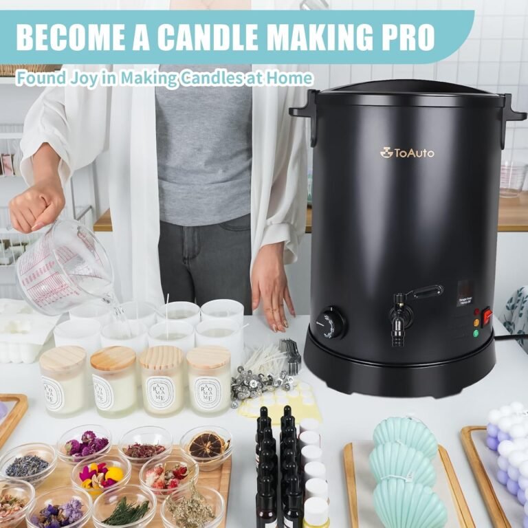 Toauto 30lbs commercial wax melter for candle making large electric wax melting pot for candle making business with temp