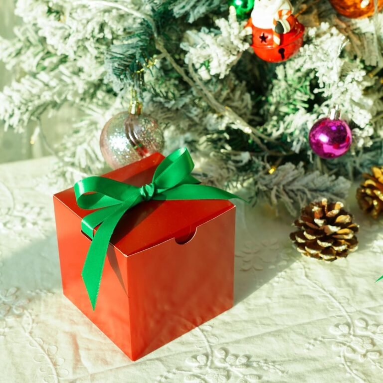 Unicopak 50 pack 4x4x4 black gift boxes elegant small gift boxes with lids for birthday party wedding holiday christmas 1