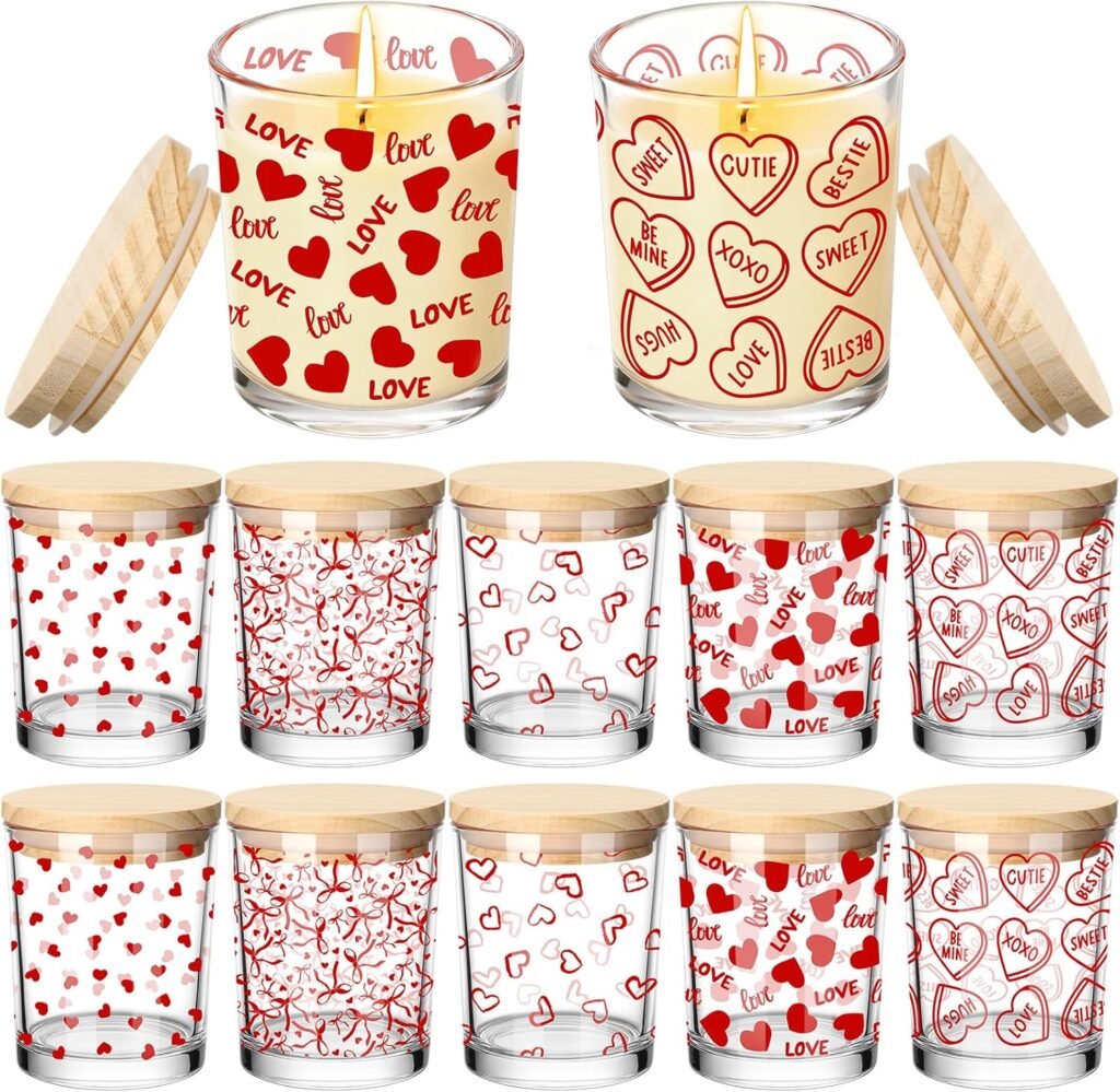 Ziliny 10 Pcs Vintage Christmas Glass Candle Jars Empty Containers Bulk 7 oz Glass Jars with Cork Lids Tins for Christmas Holiday Candle Making Storing Biscuits Tea Party Favors Ziliny 10 Pcs Vintage Christmas Glass Candle Jars Empty Containers Bulk 7 oz Glass Jars with Cork Lids Tins for Christmas Holiday Candle Making Storing Biscuits Tea Party Favors