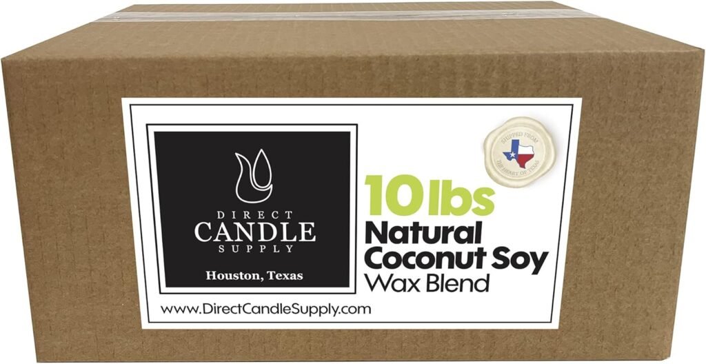 10 lb Coconut Soy Candle Wax for Candle Making - Creamy Blend for High Load Fragrance Formulation, Coco Wax, Coconut Soy Candle Wax, Cera para Velas 10 lb Coconut Soy Candle Wax for Candle Making - Creamy Blend for High Load Fragrance Formulation, Coco Wax, Coconut Soy Candle Wax, Cera para Velas