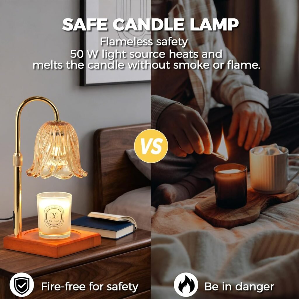 Candle Warmer Lamp with Timer Dimmable, Birthday Gifts for Women Mom, House Warming Gifts New Home Decor, Wax Melt Warmer for Jar Candles Candle Warmer Lamp with Timer Dimmable, Birthday Gifts for Women Mom, House Warming Gifts New Home Decor, Wax Melt Warmer for Jar Candles