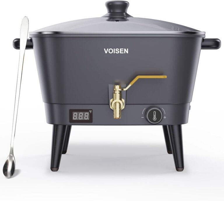 Voisen wax melter for candle making electric non stick wax melter holds 8qts of waxsoy wax for or soap business candle m