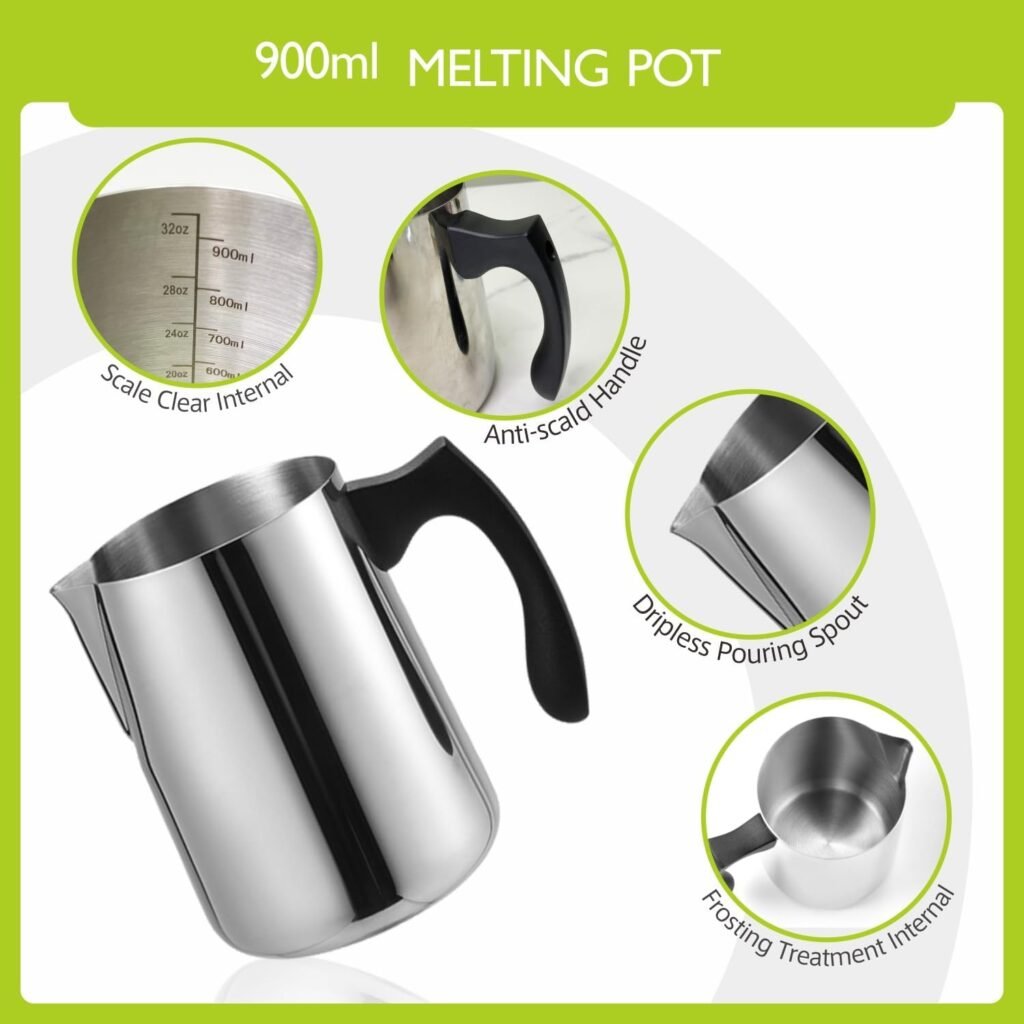 PICASORT Candle Making Supplies - Candle Making kit with Hot Plate,Wax Melting Pot,Thermometer,Stirring Spoon,Candle Wick Etc, DIY Kits for Beginners PICASORT Candle Making Supplies - Candle Making kit with Hot Plate,Wax Melting Pot,Thermometer,Stirring Spoon,Candle Wick Etc, DIY Kits for Beginners