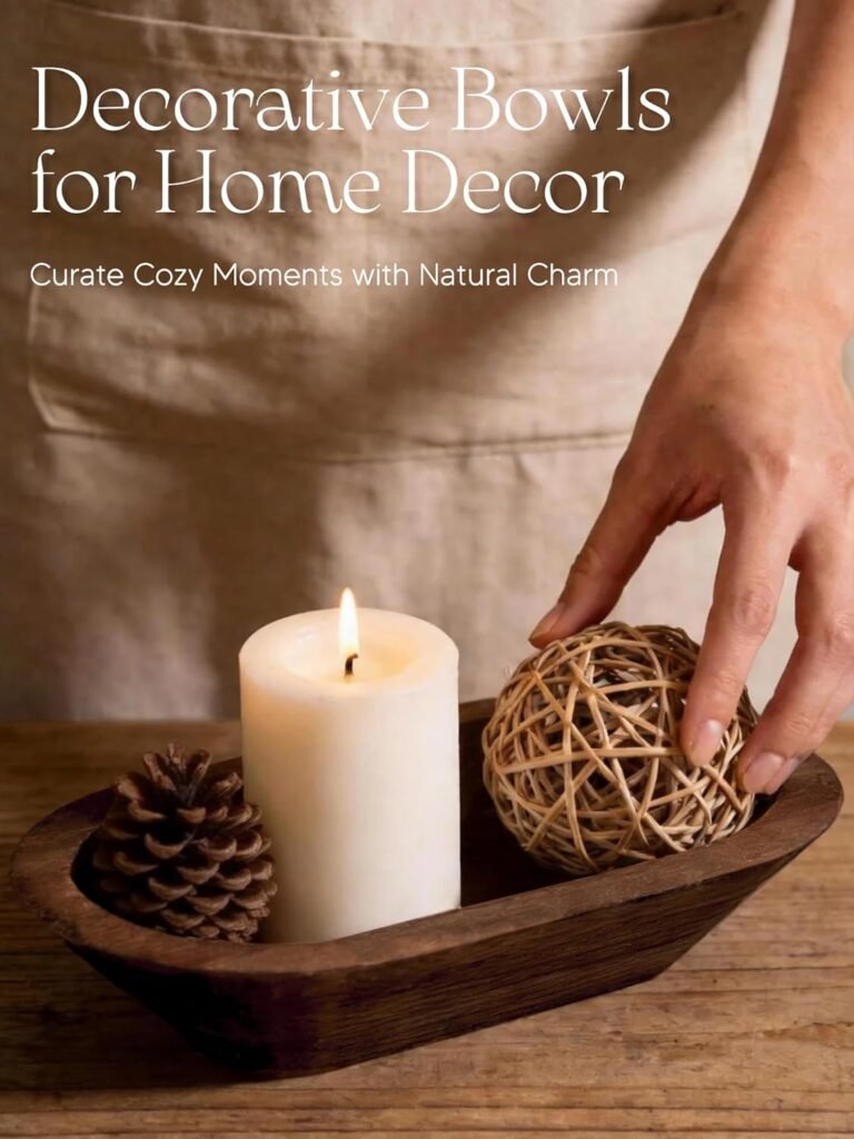 6 Pack Wooden Dough Bowls for Candle Making, 8.5 x x inch Rustic Decorative Wood Bowls for Wedding, Home Crafts, Farmhouse Decor, Brown 6 Pack Wooden Dough Bowls for Candle Making, 8.5 x x inch Rustic Decorative Wood Bowls for Wedding, Home Crafts, Farmhouse Decor, Brown