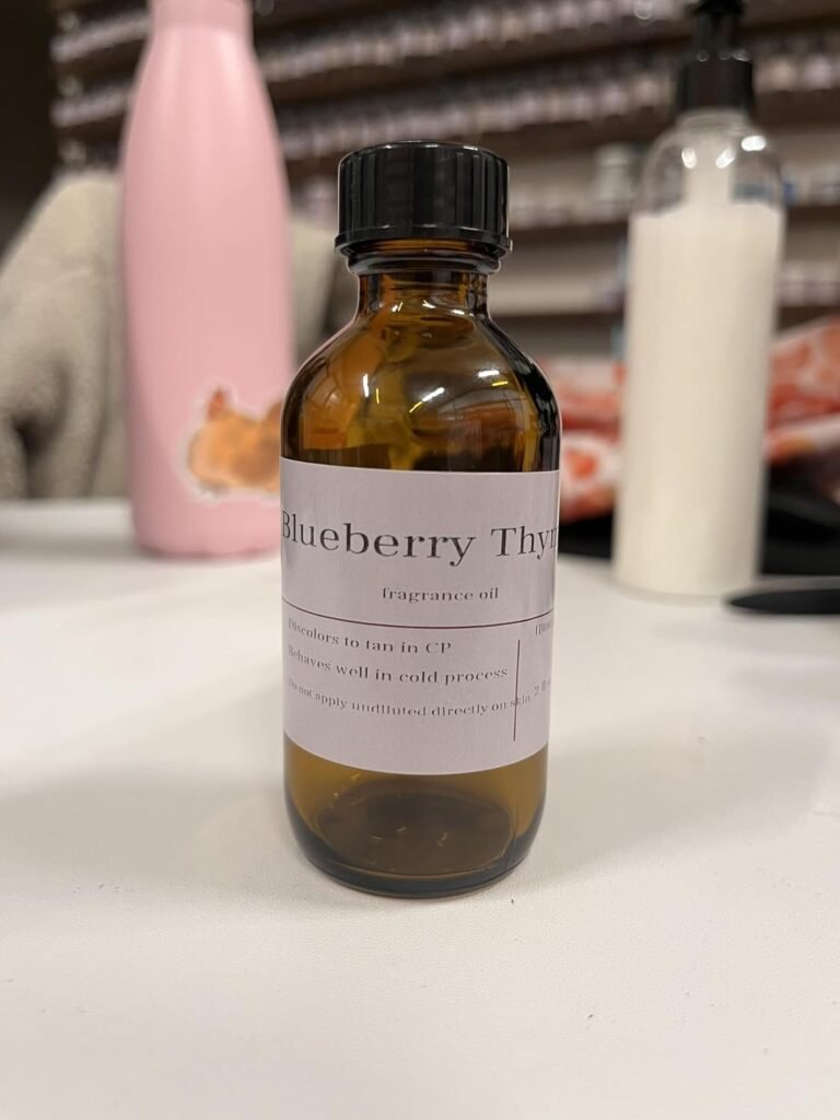 Bramble Berry Blueberry Thyme Fragrance Oil oz | Sweet Herbal Scent for Soap Making, Candles, Lotion, Bath Bombs Perfume | Skin Safe, Vegan, Paraben Phthalate Free